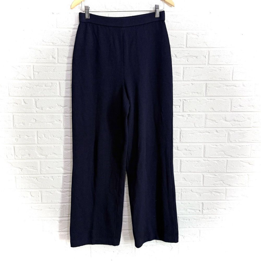 St. John Collection Marie Gray Knitted Pants Size 6